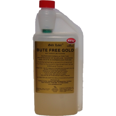 1 Litre Gold Label Bute Free Gold